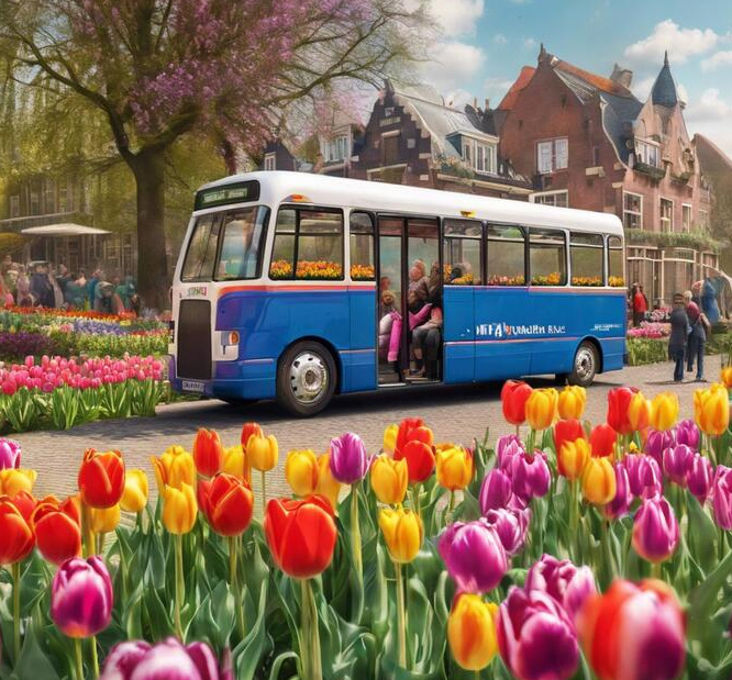 Visita el Parque Floral Keukenhof en Paises Bajos, es un lugar único que abre sus puertas cada año a finales de marzo hasta principios de mayo, cuenta con una enorme variedad de flores entre ellas mas de 800 variedades de tulipanes.