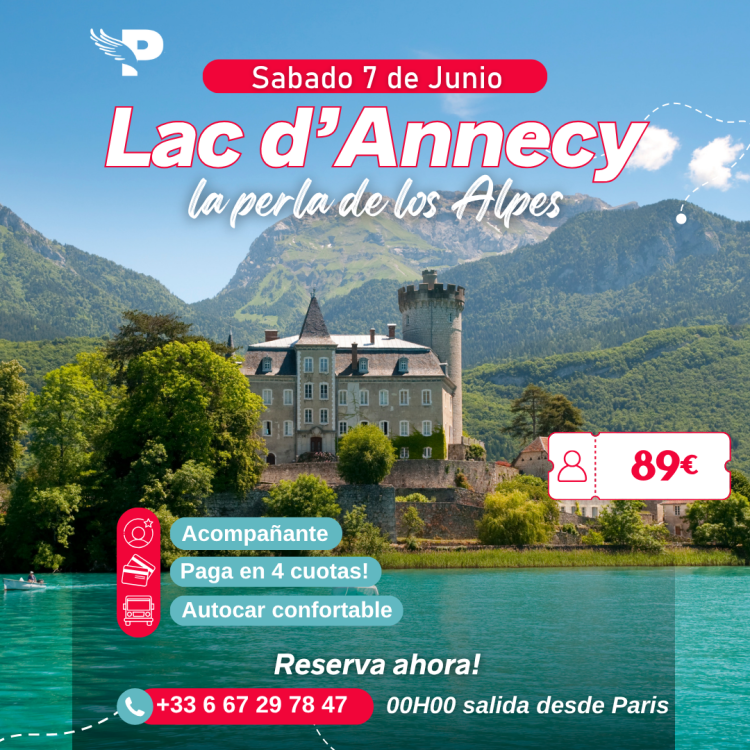 Un dia en el lago de Annecy