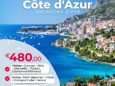 vacances ete cote azur
