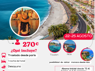 Costa Azul Nice Toulon 22-25 ago