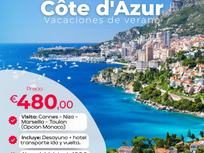Vacaciones de verano Costa Azul