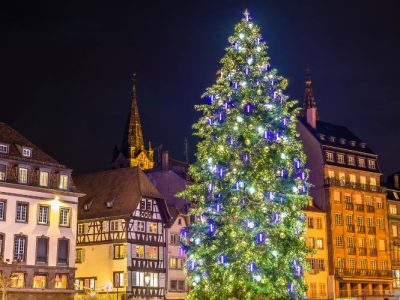 Viaje en bus desde Paris a Brujas Belgica al mercado de navidad. Marche de Noel